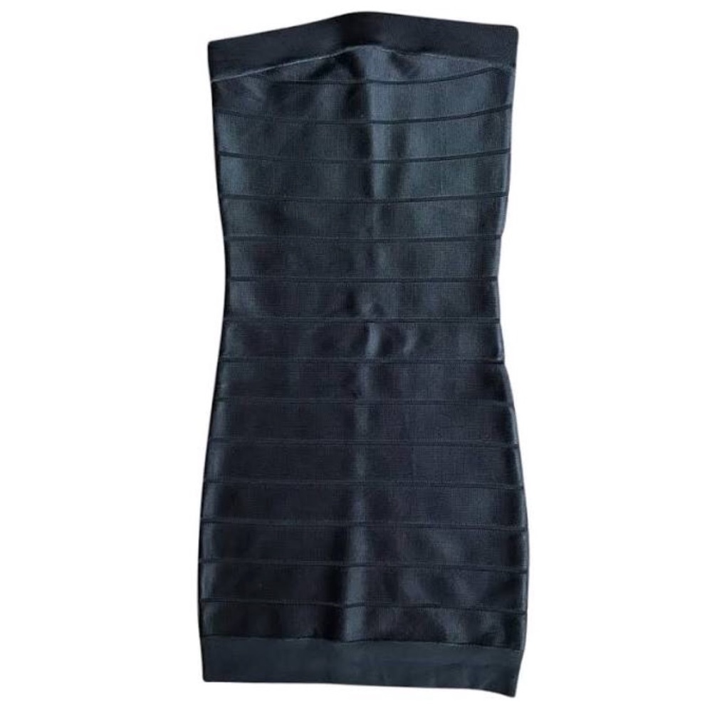 French Connection Bandage Strapless Dress